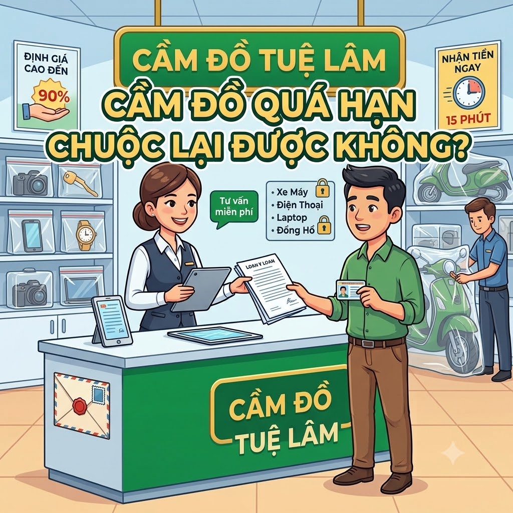 Cầm Đồ Mất Khả Năng Chuộc Lại Có Mất Luôn Tài Sản Không? Cầm Đồ Tuệ Lâm Giải Đáp